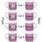 Pink Pirate Espresso Cup - 6oz (Double Shot Set of 4) APPROVAL