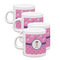 Pink Pirate Single Shot Espresso Cups - Set of 4 (Personalized)