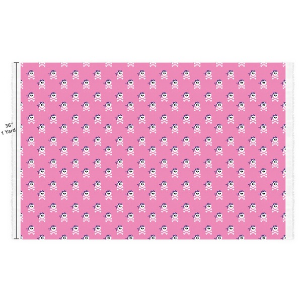 Pink Pirate Fabric Full Yard