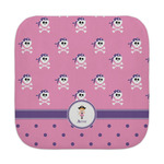Pink Pirate Face Towel (Personalized)