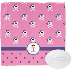 Pink Pirate Washcloth (Personalized)