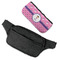 Pink Pirate Fanny Packs - FLAT (flap off)
