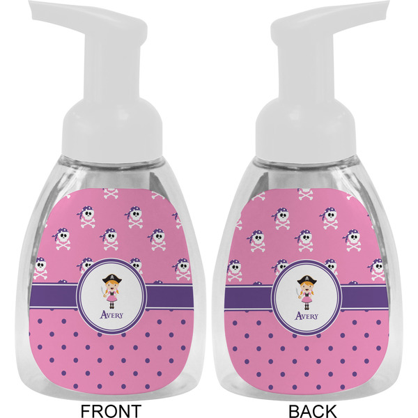 Pink Pirate Foam Soap Bottle Approval - White