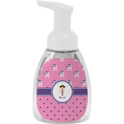 Pink Pirate Foam Soap Bottle - White (Personalized)