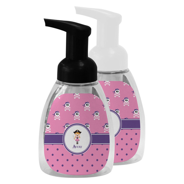 Pink Pirate Foam Soap Bottles - Main