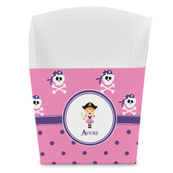 Pink Pirate French Fry Favor Boxes (Personalized)