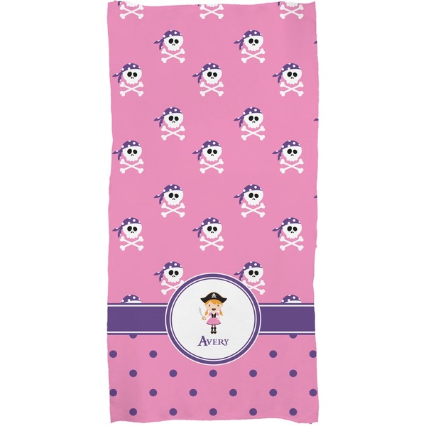 Pink Pirate Full Sized Bath Towel - Apvl
