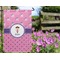 Pink Pirate Garden Flag - Outside In Flowers