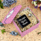 Pink Pirate Gift Boxes with Lid - Canvas Wrapped - Large - In Context
