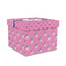 Pink Pirate Gift Box with Lid - Canvas Wrapped - Medium (Personalized)