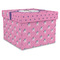 Pink Pirate Gift Boxes with Lid - Canvas Wrapped - X-Large - Front/Main