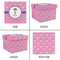 Pink Pirate Gift Boxes with Lid - Canvas Wrapped - XX-Large - Approval