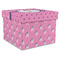 Pink Pirate Gift Boxes with Lid - Canvas Wrapped - XX-Large - Front/Main