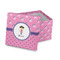 Pink Pirate Gift Box with Lid - Canvas Wrapped (Personalized)