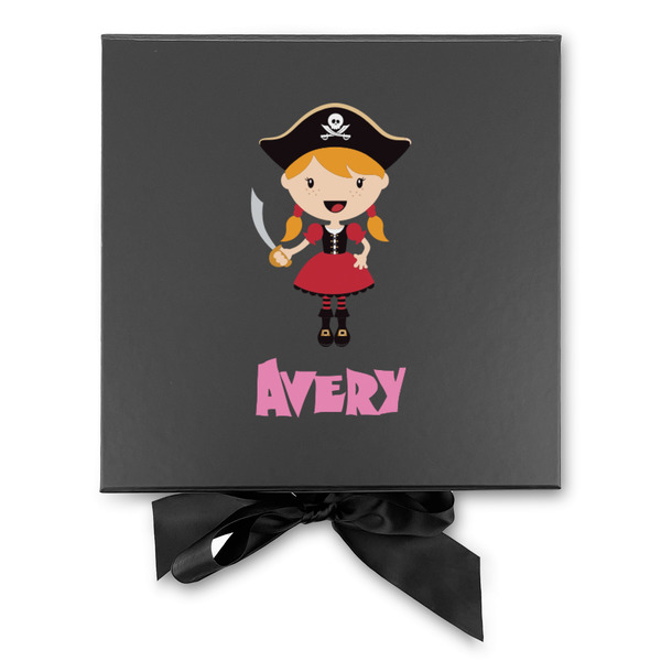 Pink Pirate Gift Boxes with Magnetic Lid - Black - Approval