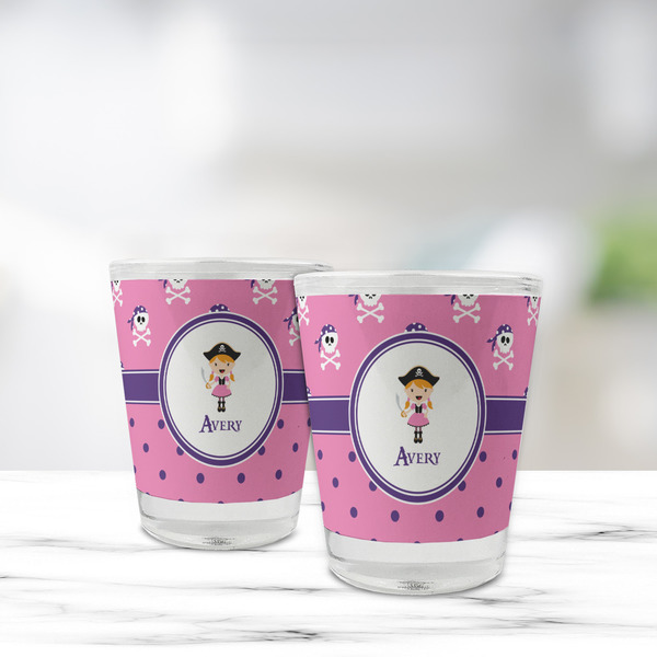 Pink Pirate Glass Shot Glass - Standard - LIFESTYLE