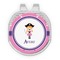 Pink Pirate Golf Ball Marker - Hat Clip - Silver