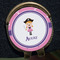 Pink Pirate Golf Ball Marker Hat Clip - Gold - Close Up