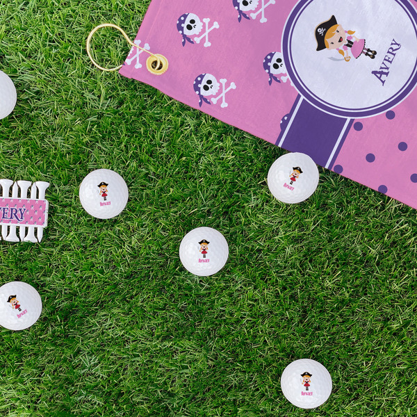 Pink Pirate Golf Balls - Generic - Set of 12 - LIFESTYLE