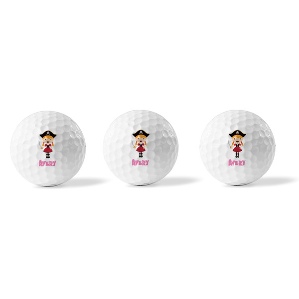 Pink Pirate Golf Balls - Generic - Set of 3 - APPROVAL