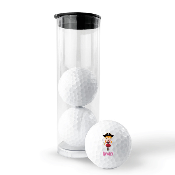 Pink Pirate Golf Balls - Generic - Set of 3 - PACKAGING