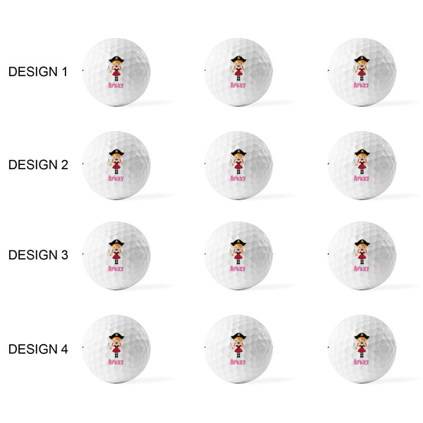 Pink Pirate Golf Balls - Titleist - Set of 12 - APPROVAL