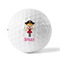 Pink Pirate Golf Balls - Titleist - Set of 12 - FRONT