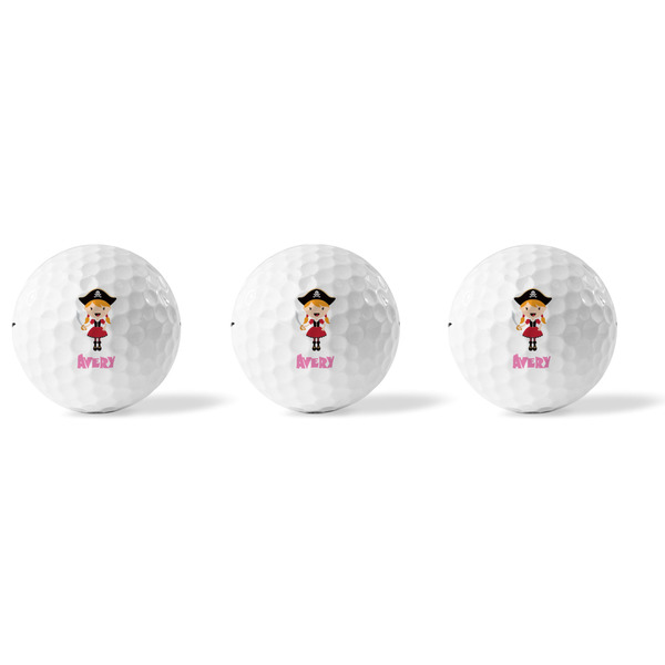 Pink Pirate Golf Balls - Titleist - Set of 3 - APPROVAL