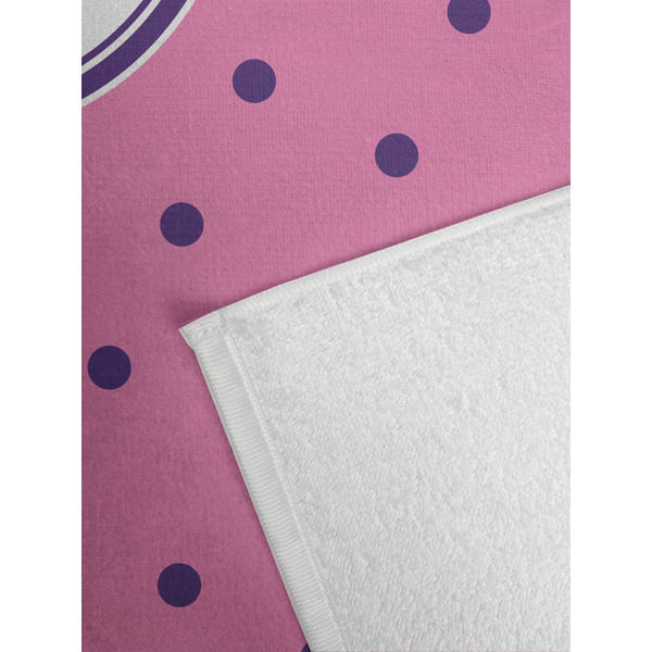 Pink Pirate Golf Towel - Detail