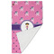 Pink Pirate Golf Towel - Folded (Large)