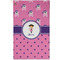Pink Pirate Golf Towel - Poly-Cotton Blend - Small w/ Name or Text