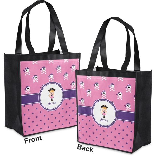 Pink Pirate Grocery Bag - Apvl
