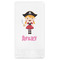 Pink Pirate Guest Napkin - Front View