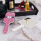 Pink Pirate Hair Brush - With Hand Mirror