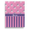 Pink Pirate House Flags - Double Sided - BACK
