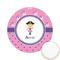 Pink Pirate Printed Cookie Topper - 2.15" (Personalized)