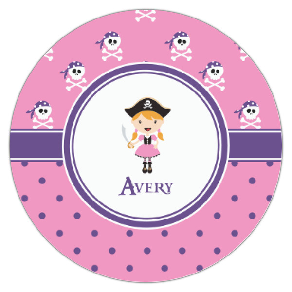 Pink Pirate Icing Circle - XSmall - Single