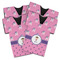 Pink Pirate Jersey Bottle Cooler - Set of 4 (Personalized)
