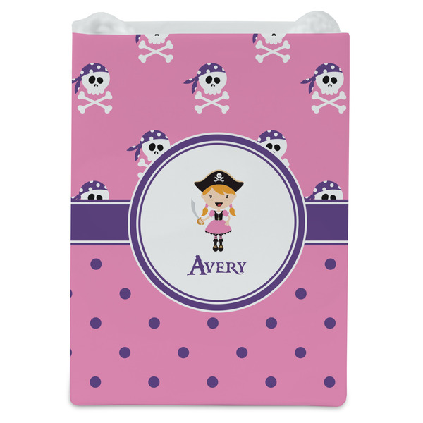Pink Pirate Jewelry Gift Bag - Matte - Front