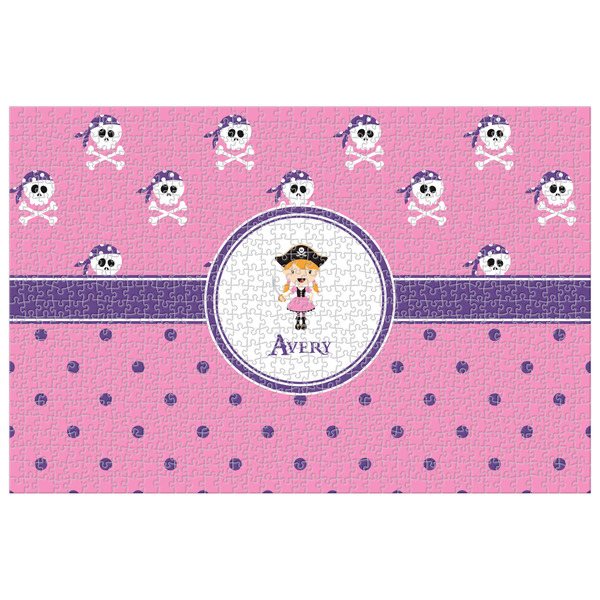Custom Pink Pirate Jigsaw Puzzle - 1000-piece (Personalized)