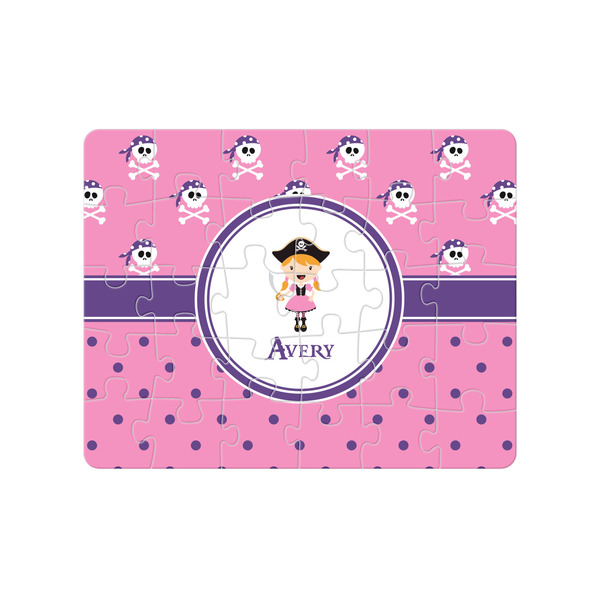 Custom Pink Pirate Jigsaw Puzzles (Personalized)