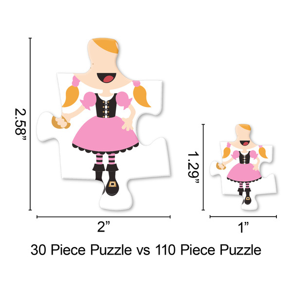 Pink Pirate Jigsaw Puzzle - Piece Comparison