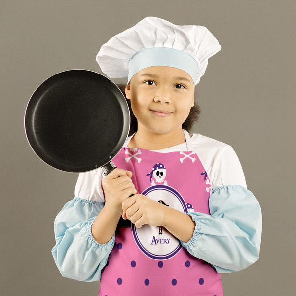Pink Pirate Kid's Aprons - Medium - Lifestyle