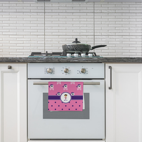 Pink Pirate Kitchen Towel - Poly Cotton - Lifestyle