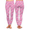 Pink Pirate Ladies Leggings - Front and Back