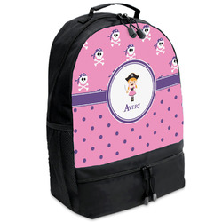 Pink Pirate Backpacks - Black (Personalized)