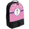Pink Pirate Large Backpack - Black - Angled View