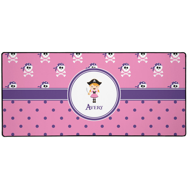Custom Pink Pirate Gaming Mouse Pad (Personalized)