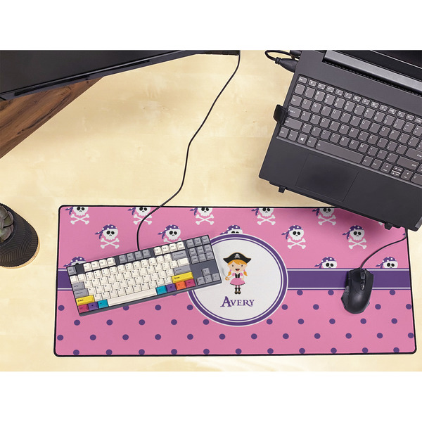 Pink Pirate Large Gaming Mats - LIFESTYLE