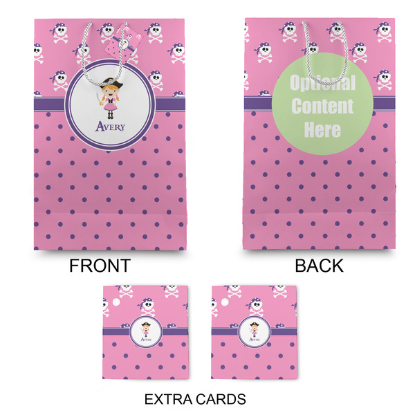Pink Pirate Large Gift Bag - Approval
